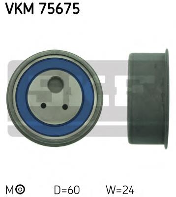 Ролик натягувача ременя ГРМ VKM75675 SKF