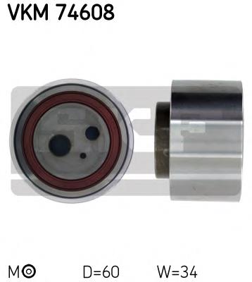 Ролик натягувача ременя ГРМ VKM74608 SKF