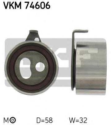 Ролик натягувача ременя ГРМ VKM74606 SKF