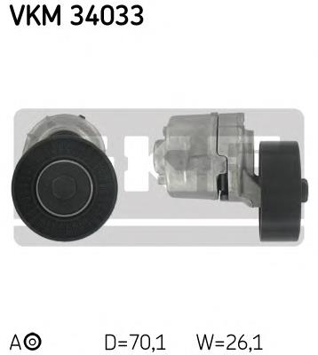 Натягувач приводного ременя SKF VKM34033