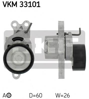 Натягувач приводного ременя SKF VKM33101