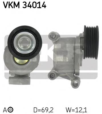 Натягувач приводного ременя SKF VKM34014 ціна, від 50.68 USD
