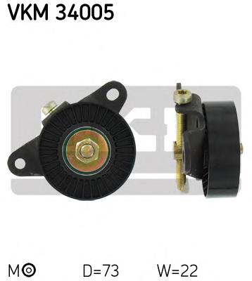 VKM34005 SKF Натяжна планка поліклинового ременя