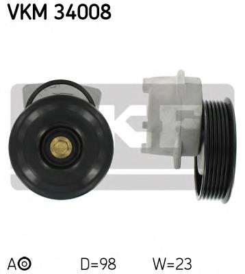 Натягувач приводного ременя SKF VKM34008 ціна, від 45.22 USD