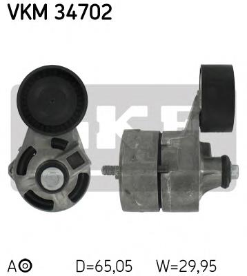 VKM34702 SKF ролик натягувача приводного ременя