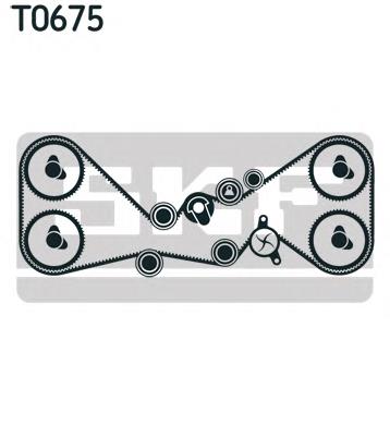 Комплект ГРМ SKF VKMA98115 ціна, від 196.19 USD