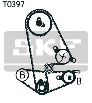 VKMA93011 SKF Ремінь ГРМ, комплект