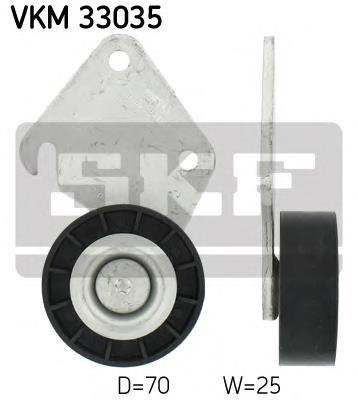 Ролик приводного ременя, паразитний SKF VKM33035