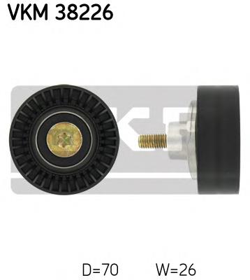 Ролик приводного ременя, паразитний SKF VKM38226 ціна, від 11.55 USD