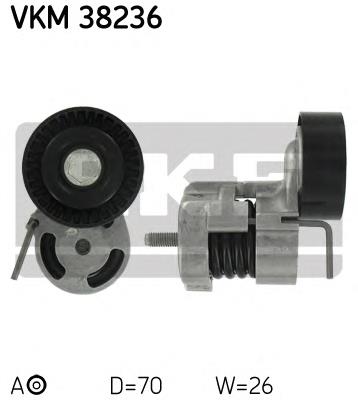 Натягувач приводного ременя VKM38236 SKF