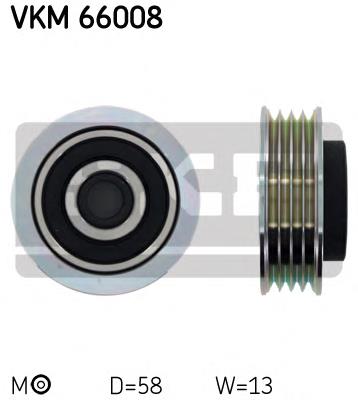 VKM66008 SKF ролик натягувача приводного ременя
