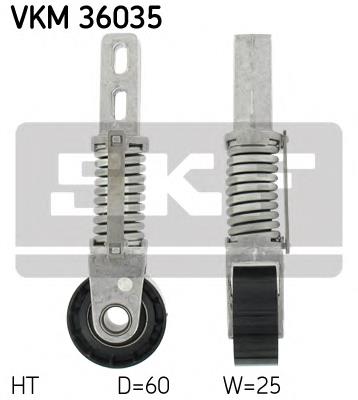 Купити VKM36035 SKF Натягувач приводного ременя