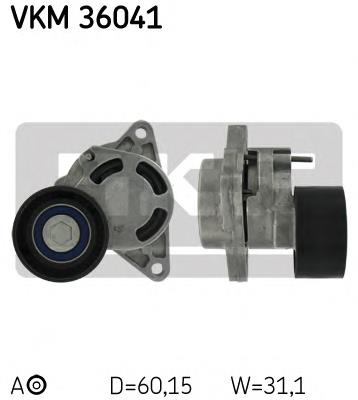 Натягувач приводного ременя SKF VKM36041 ціна, від 47.11 USD
