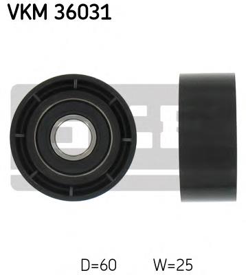 Ролик приводного ременя, паразитний VKM36031 SKF