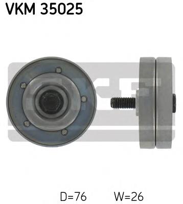 VKM35025 SKF ролик натягувача приводного ременя