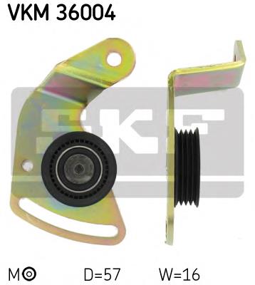 VKM36004 SKF ролик натягувача приводного ременя