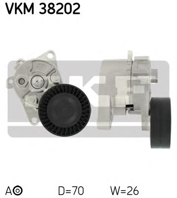 Натягувач приводного ременя VKM38202 SKF