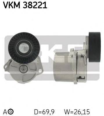 Натягувач приводного ременя VKM38221 SKF
