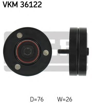 Ролик приводного ременя, паразитний VKM36122 SKF