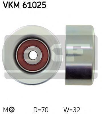 Ролик приводного ременя, паразитний SKF VKM61025