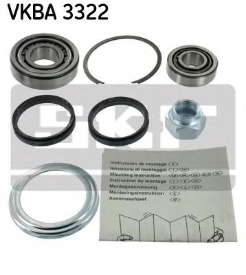 Комплект підшипник маточини передньої SKF VKBA3322 ціна, від 15.53 USD