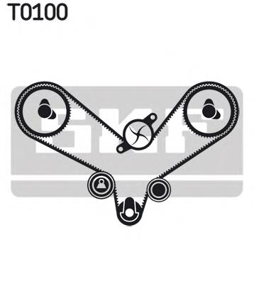 Комплект ГРМ VKMC01201 SKF
