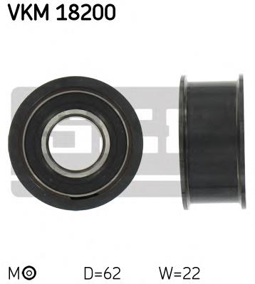 Ролик натяжителя ременя газорозподілу SKF VKM18200 ціна, від 10.15 USD