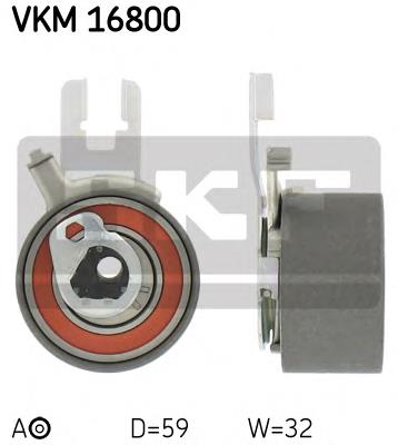Натягувач ременя ГРМ SKF VKM16800 ціна, від 30.44 USD