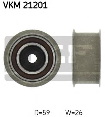 Ролик паразитний ГРМ VKM21201 SKF
