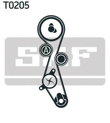 Комплект ГРМ SKF VKMC03257 ціна, від 88.77 USD