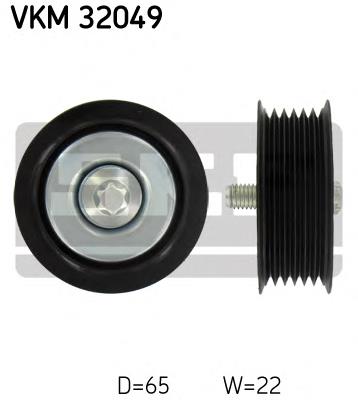 Ролик приводного ременя, паразитний VKM32049 SKF