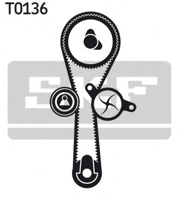 Комплект ГРМ SKF VKMA06010 ціна, від 28.99 USD