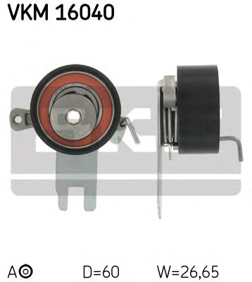 Ролик натягувача ременя ГРМ VKM16040 SKF