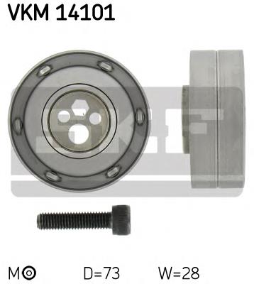 Ролик натяжителя ременя газорозподілу SKF VKM14101 ціна, від 26.35 USD