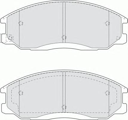 Гальмівні колодки Ferodo FDB1605 ціна, від 34.90 USD