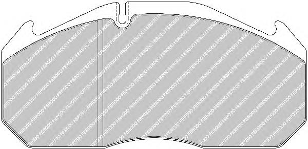 Гальмівні колодки Ferodo FCV1579B ціна, від 123.59 USD