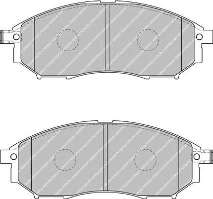 FDB1881 Ferodo колодки гальмівні передні, дискові