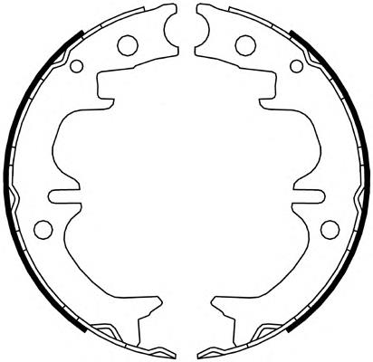 Колодки ручника FSB4069 Ferodo