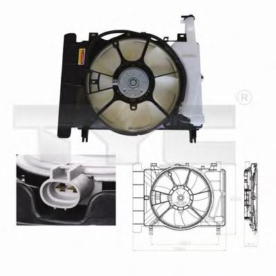 Кожух вентилятора Toyota 1671121110
