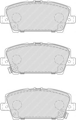 FDB1859 Ferodo колодки гальмівні передні, дискові