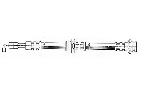 Шланг гальмівний передній Opel 97124879 ціна, від 15.40 USD