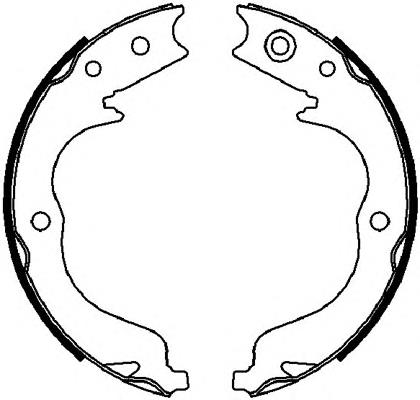 Колодки стоянкового гальма Ferodo FSB4028