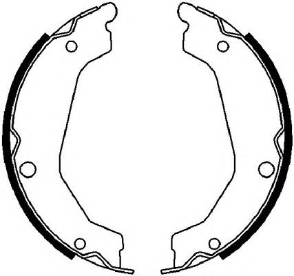 Колодки стоянкового гальма Ferodo FSB4020