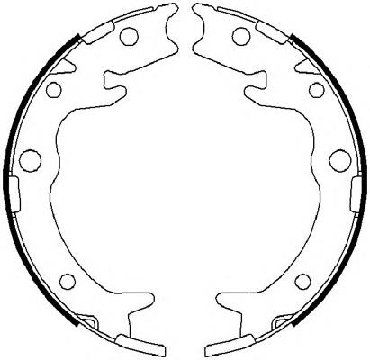Колодки стоянкового гальма Ferodo FSB4019