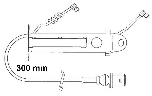 FAI151 Jurid/Bendix датчик зносу гальмівних колодок, передній