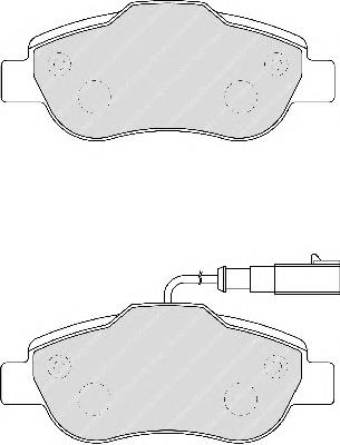 Передні тормозні колодки FDB1945 Ferodo