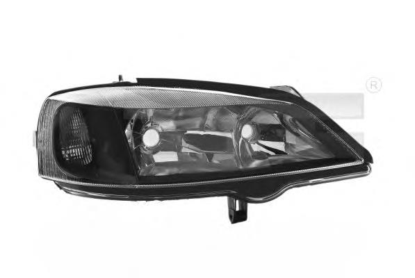 Фара права 1216107 Opel