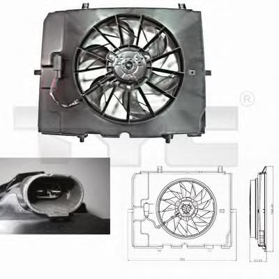 Вентилятор охолодження Polcar 501523W5