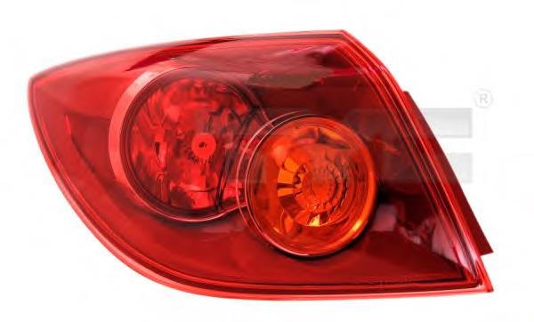 Задній лівий зовнішній ліхтар Mazda BP4K51160D