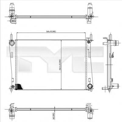 Радіатор BM1526 Magneti Marelli